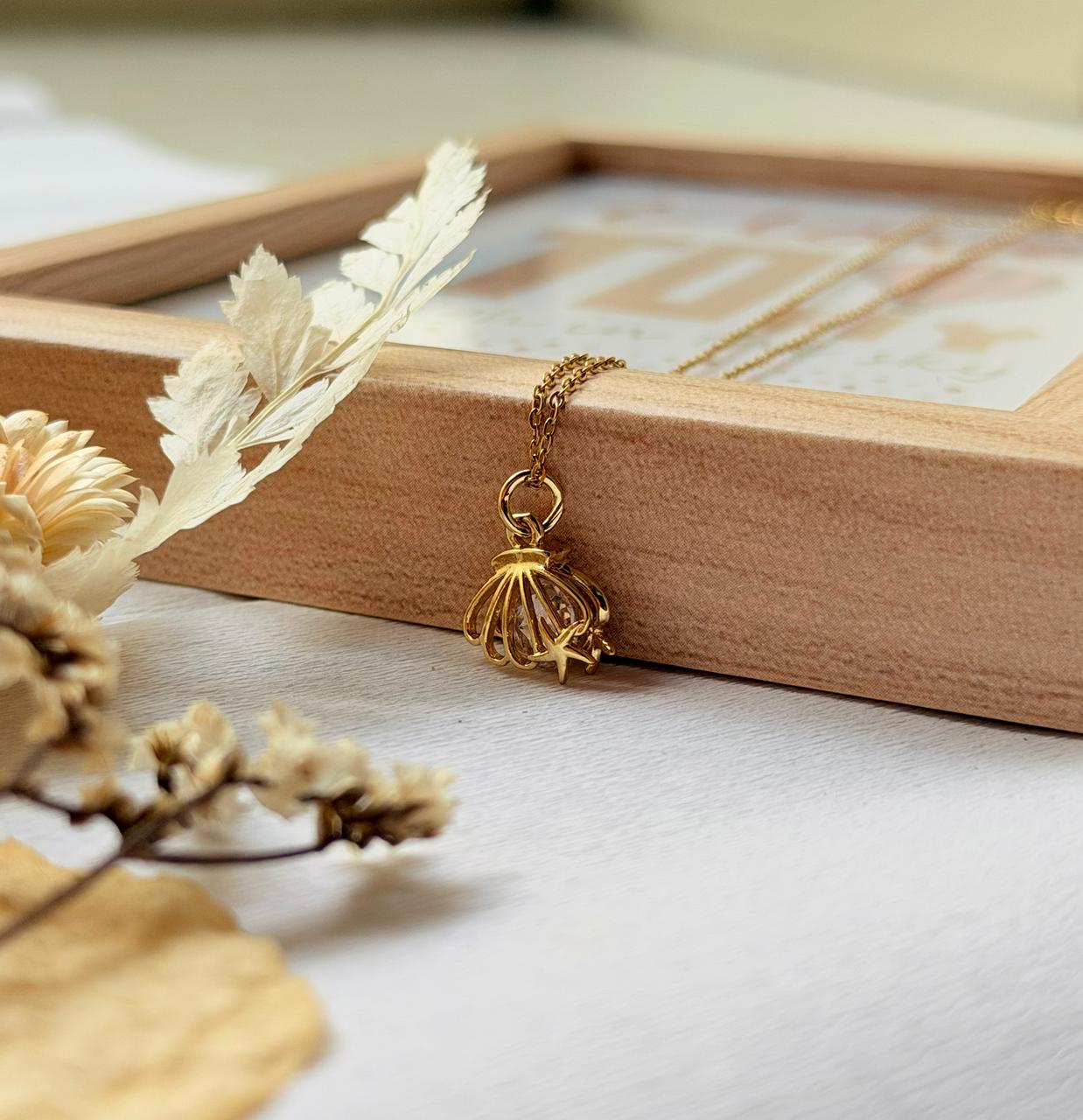 Ocean Glow Shell Locket