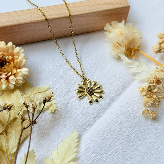 Sunlit Elegance Sunflower Locket