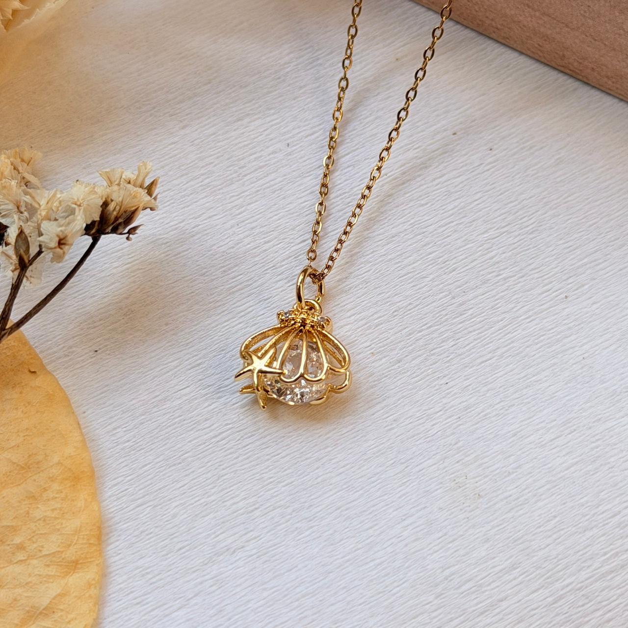 Ocean Glow Shell Locket